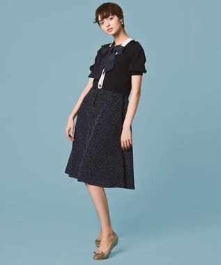 TOCCA 【WEB限定＆洗える！】RAINY SEASON ドレス ネイビー系5