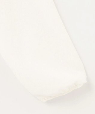 ANY SIS L 【洗える】フロントプリーツシフォンブラウス オフホワイト