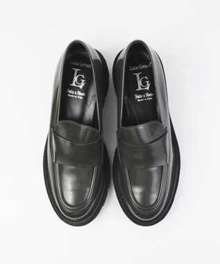 BONTRE 【LucaGrossi/ルカグロッシ】厚底コインローファー/G815M-UA グレー