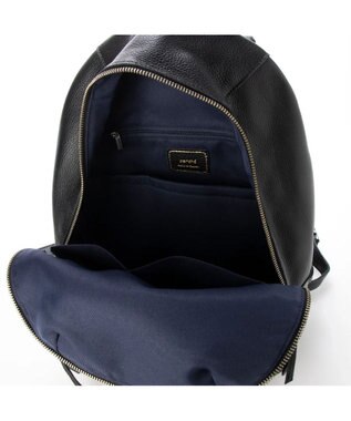 UNBILLION perche / 牛革ソフトシュリンクタイプリュック ブラック