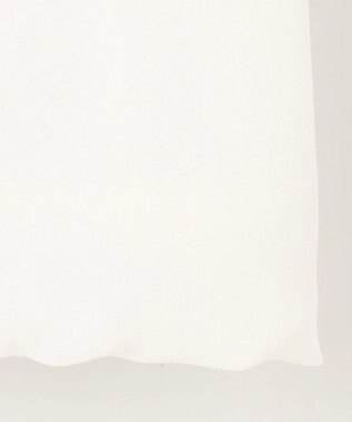 ANY SIS L 【洗える】フロントプリーツシフォンブラウス オフホワイト