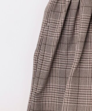 ANY KIDS メロディジャンパースカート ブラウン×チェック