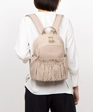 LANVIN en Bleu グラシリィ バックパック ベージュ