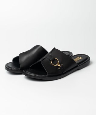 BONTRE 【BONTRE/ボントレ】ベルトフラットサンダル/20901-RS ブラック