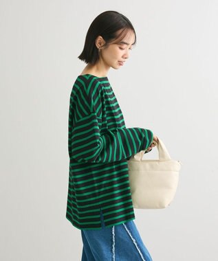 Green Parks ボーダーゆるチュニック Green