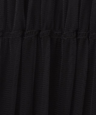 GRACE CONTINENTAL チュールティアードワンピース ブラック