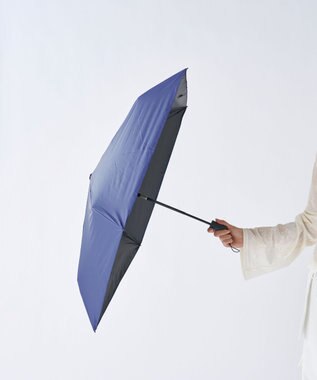 MOONBAT 【遮光100％/超軽量/自動開閉】マジで軽い傘 晴雨兼用 折りたたみ日傘 マジカルテックプロテクション 50cm ディープブルー