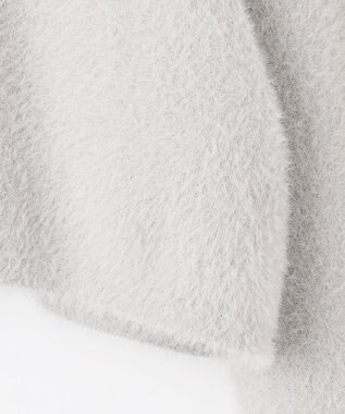 ANY SIS S 【洗える】フェザーボレロ カーディガン ライトグレー