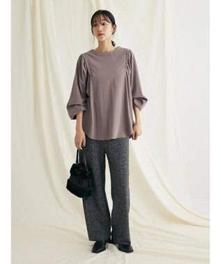 CRAFT STANDARD BOUTIQUE レーヨンデシンドルマンブラウス Mocha