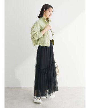 Green Parks ・ＥＬＥＮＣＡＲＥ　ＤＵＥ　スタンドナイロンブルゾン Light Green