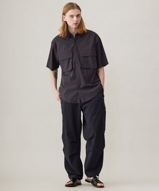 UNFILO MENS Light Move ポケットシャツ [24年春夏商品] チャコール