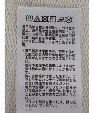 CRAFT STANDARD BOUTIQUE プリント裏毛ビッグプルオーバー Oatmeal