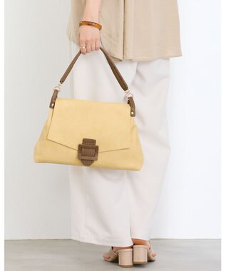 MioFIRANO バックル付きフラップトートバッグ 2WAY　FIRANO フィラノ YELLOW