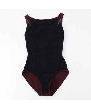 Chacott 【Nela ライン】ノースリーブレオタード マホガニー