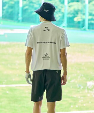PW CIRCULUS 【MEN】DRY COOL MOVE モックネックT ゴルフ ホワイト系