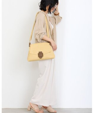 MioFIRANO バックル付きフラップトートバッグ 2WAY　FIRANO フィラノ YELLOW