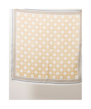UNBILLION カシュネ cache nez / ドット柄スカーフ ベージュ