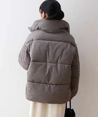 AMERICAN HOLIC リサイクル軽ポカ撥水加工スタンドショートコート Mocha