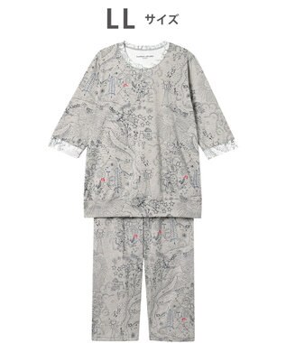 tsumori chisato SLEEP ツモリチサト パジャマ 綿100%(本体) 天竺素材 7分袖 長袖 8分丈 レディース UDT216 /ワコール