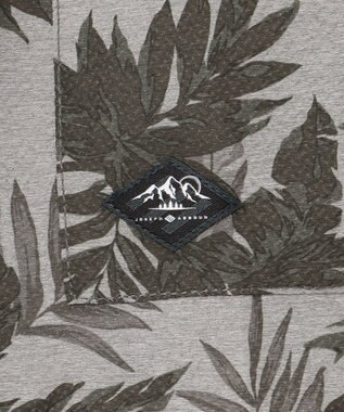 JOSEPH ABBOUD MOUNTAIN 【UNISEX】軽量/ECO撥水 3Dエンボスリーフショーツ ライトグレー系6