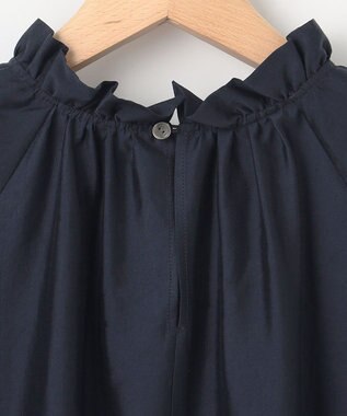 組曲 カールマイヤーハイネック ブラウス ネイビー系