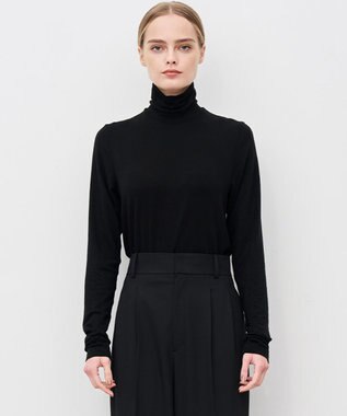 リヨセルカシミヤベア タートルトップス