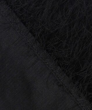 ANY SIS 【洗える】カットジャカード 羽織 ブラック