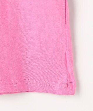 ANY KIDS 【綿100%】バックプリント オーバーサイズTシャツ ピンク×スイーツ