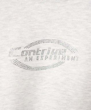 WEGO 裏起毛ドロストショートスウェット 杢グレー