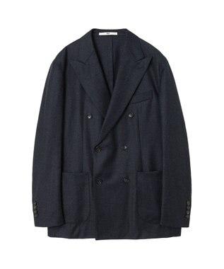 DAKS ウールダブルジャケット ネイビー