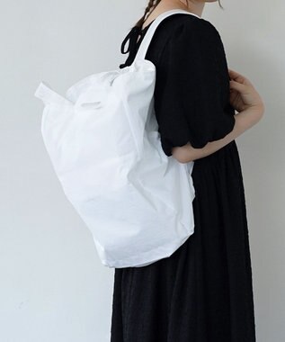 NIZYU KANO ポケッタブル 3wayリュック ホワイト