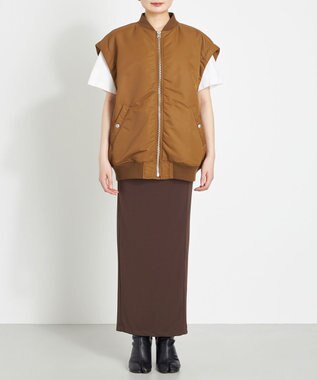 NAVE ボアスリーブ 2WAY MA-1 EC限定色キャメル系