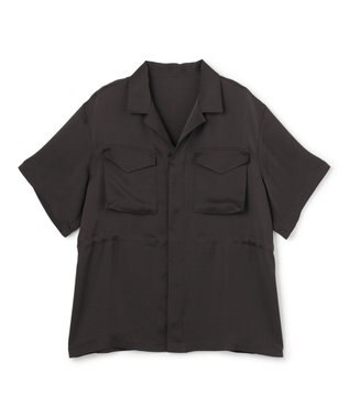 uncrave ライトダブルサテン シャツジャケット