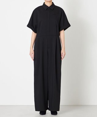 NAVE 【ReNAVE・セットアップ可/洗える/撥水加工】ホロウツイル ジャンプスーツ ブラック系