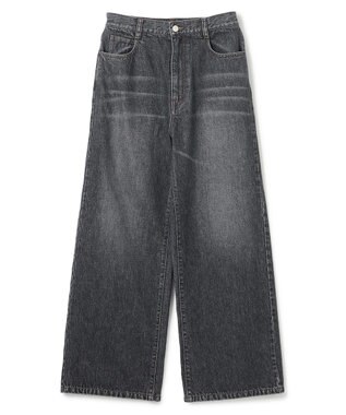 BEIGE， 【新色追加】MARCK / ワイドバギーパンツ Black