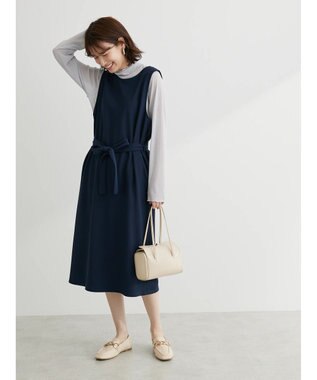 Green Parks ジレにもなる３ＷＡＹジャンパースカート Navy