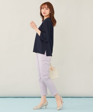 ANY SIS 【撥水加工】エバービューティ パンツ ラベンダー