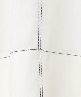 BEIGE， AXI / 刺繍ステッチ ドルマンロングドレス Ecru