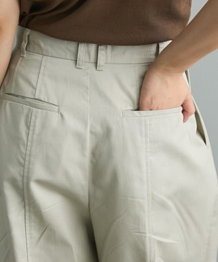 CRAFT STANDARD BOUTIQUE ワイドカーブチノパンツ Light Gray