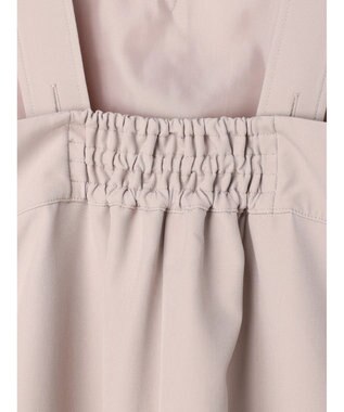 earth music&ecology Ｖネック切替ジャンスカ Beige