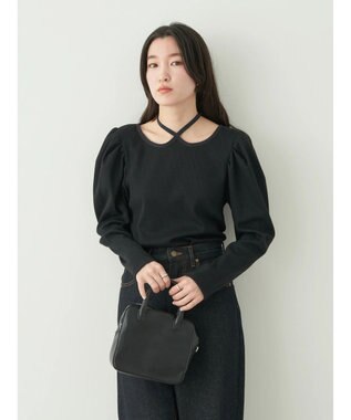 earth music&ecology ホルターネックインナー Black