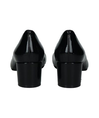 Bridget Birkin 【Bridget Birkin】オブリークレインパンプス ブラックエナメル