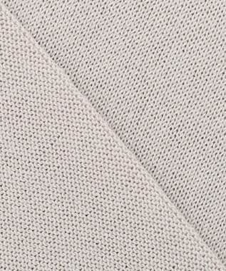 自由区 【洗える・XSサイズあり】ペーパーコットンアセテート  ニット ベージュ系
