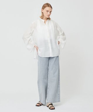 BEIGE， 【新色追加】MARCK / ワイドバギーパンツ L.Indigo