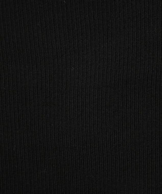 earth music&ecology ビット付きニットプルオーバー Black