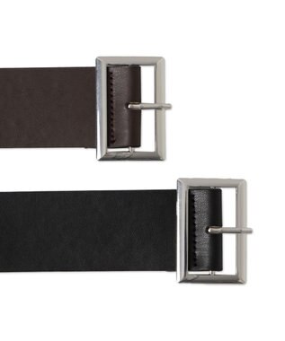 WEGO ベルト付チノプリーツスカパン カーキ