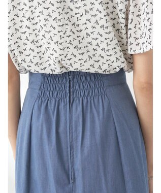 earth music&ecology チューリップヘムティアードスカート Blue