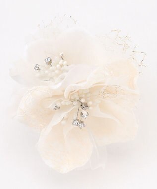 ツインレース コサージュ