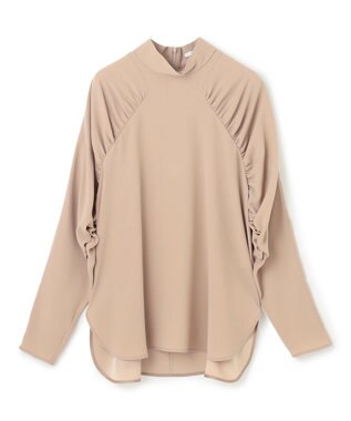 BEIGE， 【洗える】FLEUR / ギャザーブラウス Beige