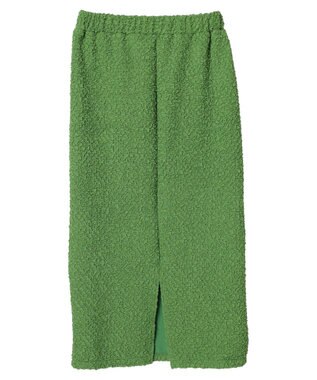 Green Parks BEST PRICE フクレジャガードIラインスカート Green